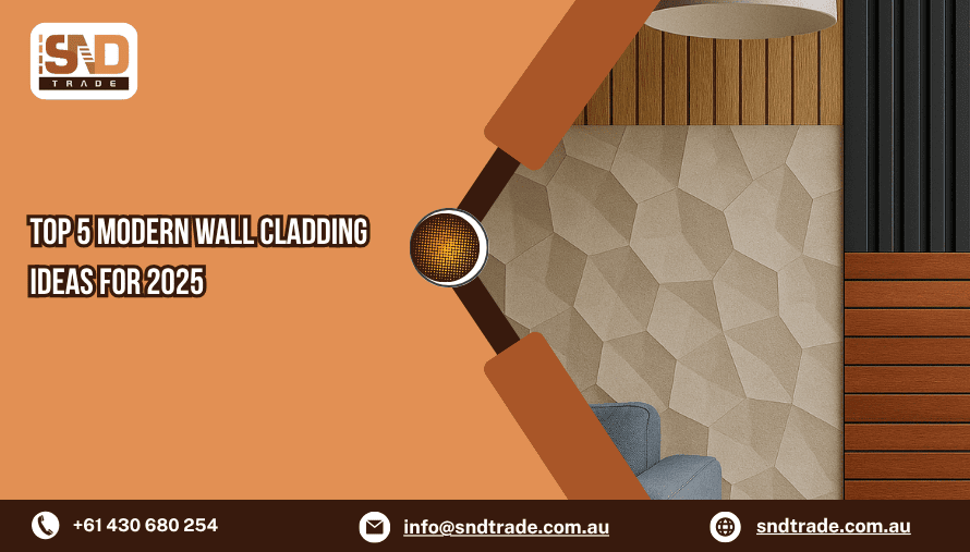 Top 5 Modern Wall Cladding Ideas for 2025